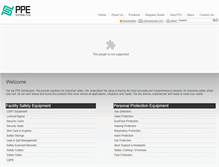 Tablet Screenshot of ppesafety.com.sg